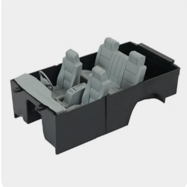 Xingzhi RC Car Shell Interior Simulationation For LC80 Plastic Crawler Simulation 1pcs Black RC Car Accessories Replacement Parts