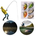 thumbnail image 2 of Likrtyny Juego Mini Señuelos Pesca Cebo Duro Artificial Wobblers Crankbait 5 Uds., 2 of 9