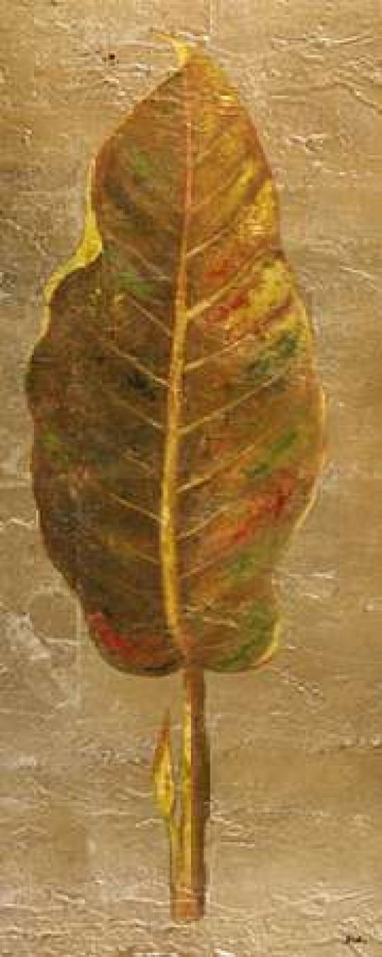 Arte Verde on Gold I Canvas Art - Patricia Pinto ()