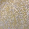 thumbnail image 4 of Plutus 16" x 16" Golden Leaf Jacquard Luxury Throw Pillow in Yellow, 4 of 9