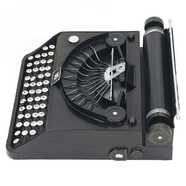 Modèle de Machine à Écrire Antique, Joli Design Noir Machine à Écrire Portable pour Bureau