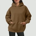 thumbnail image 2 of Godom Oversized Hoodies for Women Fall Fashion Sweatshirts Pullover Womens Clothes with Pocket, 2 of 5