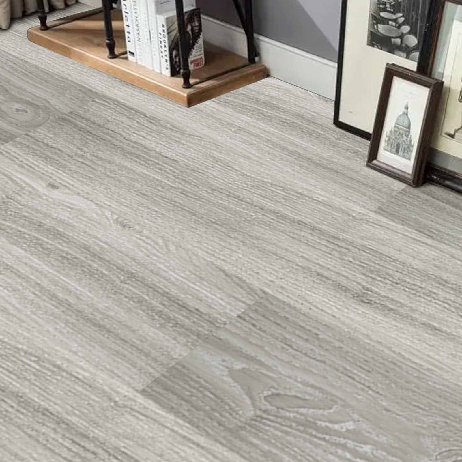 Self-adhesive 6" x 36" x 2mm Luxury Vinyl Plank（36 PACK)
