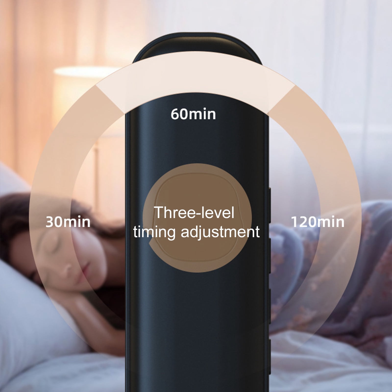 Sleep Speaker Under Pillow With 11 White Noises Timer & Tf Card Slot Wireless Bt Sleep Aid Bone Conduction Pillow Speaker For Side & Light Sleepers Bedside Listening (Black)