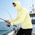 cfhntfmh Men's Long Sleeve Sun Protection Shirts with Hooded Upf 50 ...