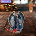 thumbnail image 5 of Rotatable acrylic figurine featuring a celestial couple with star-dusted wings and exquisite details set against a white background, 5 of 6