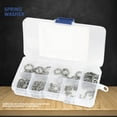 thumbnail image 1 of Qiilu Spring Washers Assortment Kit, Spring Wave Washer Gasket Assortment Kit, Wear-Resistant For Screw Bolt Industry Indicating Device Washing Machine, 1 of 8