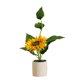 thumbnail image 1 of Plantas verdes artificiales, plantas en macetas con girasoles, flores de paisaje, muebles para el hogar, flores artificiales en macetas, 1 of 5