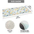 thumbnail image 3 of Haosy Scattered Dandilion Floral Bathroom Rugs Non Slip Absorbent Soft Plush Quick Dry Bath Mat, 39"x20", 3 of 8
