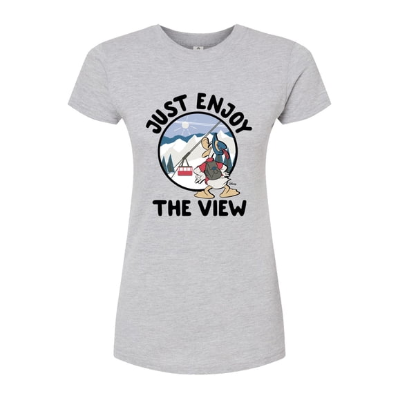 Disney - Just Enjoy The View - Juniors Fitted Graphic T-Shirt
