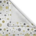 thumbnail image 5 of Ambesonne Christmas Grommet Curtain, Snowy Winter, 50" x 96", Grey Yellow White, 5 of 6
