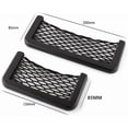 thumbnail image 2 of jfqm Fit for Car Organizer Mesh Storage Bag Auto Net Pocket Multifunction Mobile Phone Holder Auto Interior Accessories (Color : 15x8cm), 2 of 6