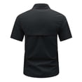 thumbnail image 4 of Vmvidoty Men's Tactical Dress Shirt - Short Sleeve Black L, 4 of 6