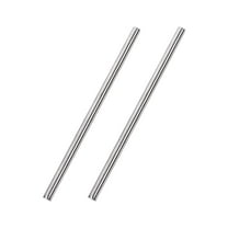 6mm x 200mm Stainless Steel Solid Round Rod for DIY Craft - 2pcs