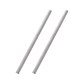 2 Tiges Rondes En Acier Inoxydable 304 - Parfait Pour Le Bricolage Et Les Crafts