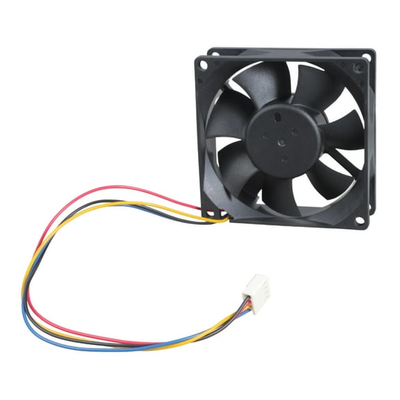 80mm 4Pin 3800RPM Cooling Fan 12V 0.41A Low Noise Cooling Case Fan Replacement Part for PC Desktop Receiver Accessories
