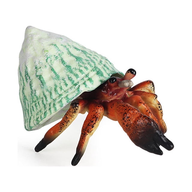 Simulación de animales marinos, figuras y estatuas, juego de modelo de animal de plástico, colección de suministros para fiestas, aulas, accesorios de enseñanza, juguete para niños marrón