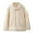 Beige, variant on Girls Jacket Windproof Thermal Coat for Kids Warm Stand Collar Design Cozy Winter Outwear Ideal for Everyday Wear Ages 6-18