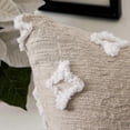 thumbnail image 3 of Juego de 2 fundas de almohada decorativas, fundas de almohada de jacquard de diamantes, fundas de cojín rectangulares suaves para sofá de verano, 30 x 50 cm, color beige, 3 of 5