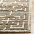 thumbnail image 3 of SAFAVIEH Martha Stewart Vermont Geometric Squares Wool Area Rug, Ivory/Brown, 8' x 10', 3 of 5
