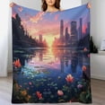 thumbnail image 4 of Butterfly for Women Men Kids Flannel Throw Blankets Soft Fuzzy Lightweight for Home Decor Couch Bed Sofa, 4 of 8