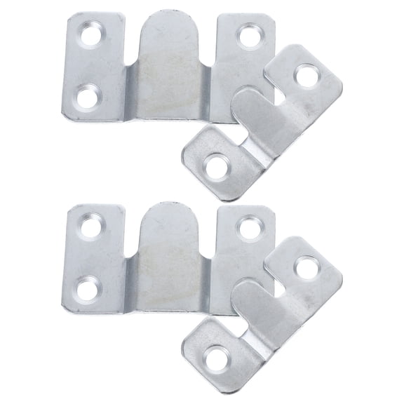 POPETPOP 4pcs Heavy Duty Mirror Hangers Silver for Professional Use at Home