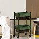 thumbnail image 4 of Zapatero, organizador de zapatero para el hogar, sala de estar, con carrito con ruedas, estante de almacenamiento para cocina, clasificación de refrigerios, multicapa con cajones, gabinete de almacena, 4 of 6