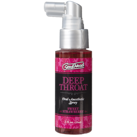 DEEP THROAT SPRAY ORAL SEX STRAWBERRY  2 OZ