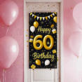 thumbnail image 7 of Black Background Golden Decorated Happy 60th Birthday Banner Party Supplies Photography Props Backdrop for Birthday Party Celebrations Event Decorations, 7 of 7
