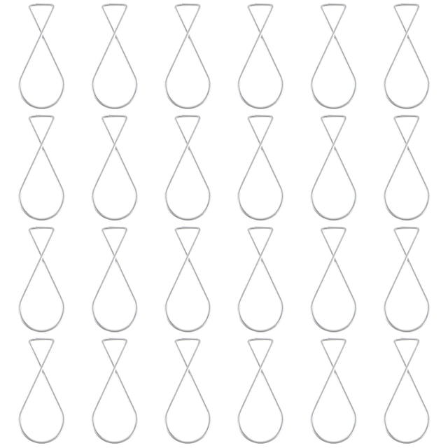 OULII 100pcs Rust Resistant Ceiling Tile Hooks for Office Use and Decoration