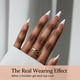thumbnail image 3 of Presiona On Nails Btartbox Nails con forma de estilete largo en forma de X, color marrón, 3 of 7