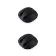 thumbnail image 2 of Cateissary Clips para cables, organizador de cables para electrodomésticos, soporte adhesivo para cables, cables de plástico, gestión de cables Tipo 7 2 Agujeros 2piezas, 2 of 6