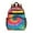 Colorful Tie Dye-2, variant on Colorful Tie Dye Pattern Backpack for School,Cute School Bag,Schoolbag with Adjustable Shoulder Straps & Padded Back,15.25"x11.5"x5.25"