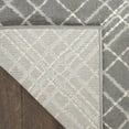 thumbnail image 5 of Nourison Jubilant Plaid Grey 5'3" x 7'3" Area Rug (5x7), 5 of 8