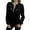 Black, variant on Feancey Women's Quilted Sweatshirts Zipper Neck Long Sleeve Textured Solid Casual Loose Fashion Fall Pullover Tops Wine XL
