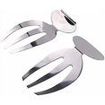 thumbnail image 1 of 2 Salad Hands stainless Steel Salad Servers Kitchen Helper Pasta Servers, 1 of 4