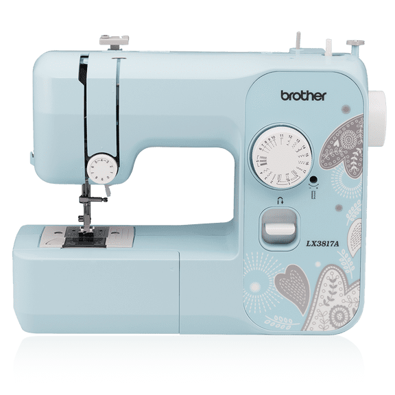 Restored Brother RLX3817A 17-Stitch Free Arm Sewing Machine with 4 Sewing Feet (Refurbished)