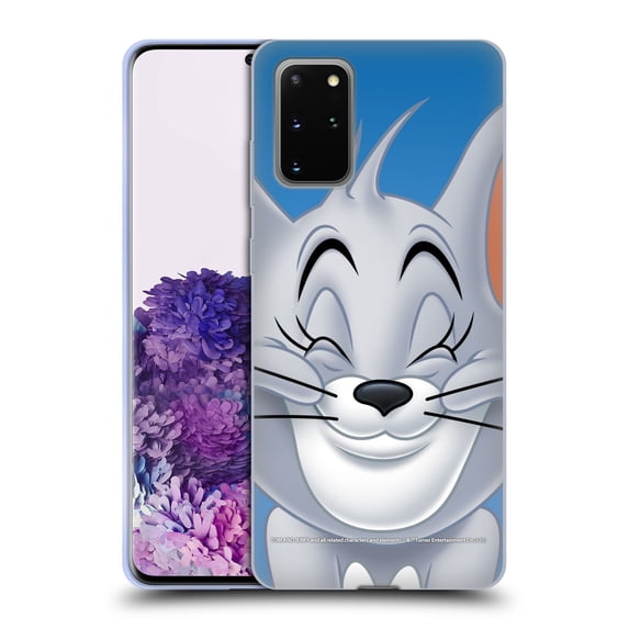 Head Case Designs Officially Licensed Tom and Jerry Full Face Nibbles Soft Gel Case Compatible with Samsung Galaxy S20+ / S20+ 5G