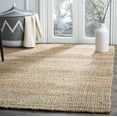 thumbnail image 2 of SAFAVIEH Natural Fiber Jerald Solid Area Rug, Natural, 9' x 9' Square, 2 of 7