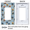 thumbnail image 3 of Yayeee Rocker Switch Wall Plate 2-Gang 4.7"x4.6" Home Decorative Outlet Cover, Cartoon Hockey Pattern, 3 of 6