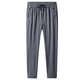 thumbnail image 3 of Ceisia Men's Solid Color Breathable Straight Leg Casual Sports Pants with Zipper Pockets Gray XL Gifts, 3 of 3