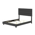 thumbnail image 5 of Boyd Sleep Ravenna Black Linen Full Size Upholstered Platform Bed Frame with Adjustable Headboard, Qualified Box Spring or Foundation Required for Use, 5 of 12