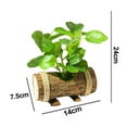 thumbnail image 2 of Macetas de madera creativas y adornos domésticos de bonsái verde. Ormromra  CPB-YL597-1, 2 of 5