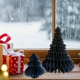 thumbnail image 4 of 2pcs Folding Christmas Honeycomb Tree Decor, 3D Paper Xmas Trees Table Centerpiece for New Years Eve Party & Holiday Home Decor, 4 of 4