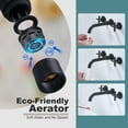 thumbnail image 3 of 2 Handle Wall Mount Bathroom Faucet and Rough-in Valve Included, 3 of 7