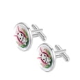 thumbnail image 2 of Easter Men's Stainless Steel Cufflink Set for Formal Attire, Shirt Clip Included - Ideal for Weddings and Business Meetings, 2 of 6