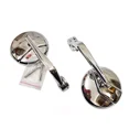 thumbnail image 4 of CROME BAR END MIRROR & MOUNT For Royal Enfield Interceptor 650 & GT 650 & 535, 4 of 4