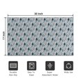 thumbnail image 5 of Light Blue Christmas Tree Pattern Door Rugs,Washable Non Slip Door Mats Indoor,Decorative Door Mats,Entry Mat Indoor for Entrance,Bedroom,Kitchen,Bathroom,17"x30", 5 of 6