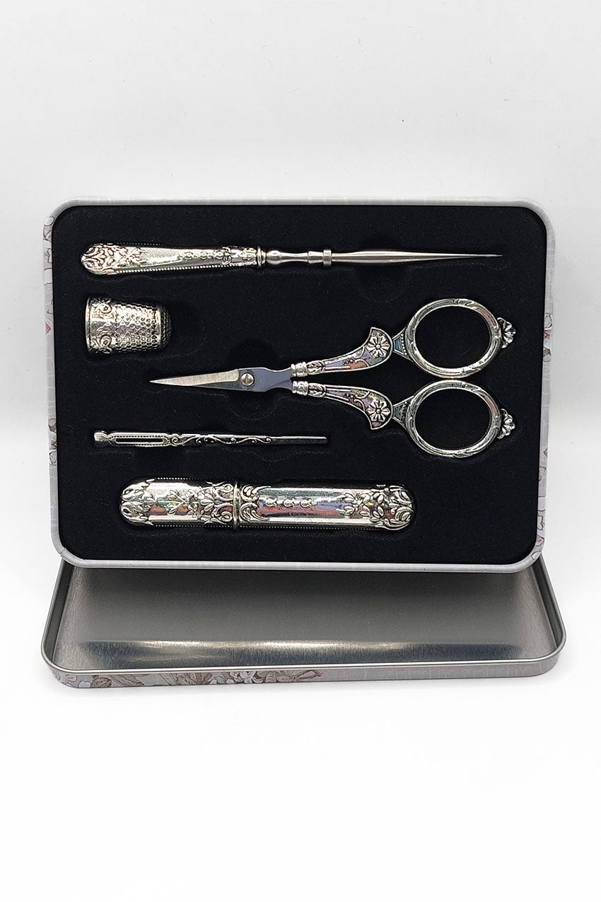 Craft Scissors for Felting & Embroidery Wizardi F07-M13-4-silver