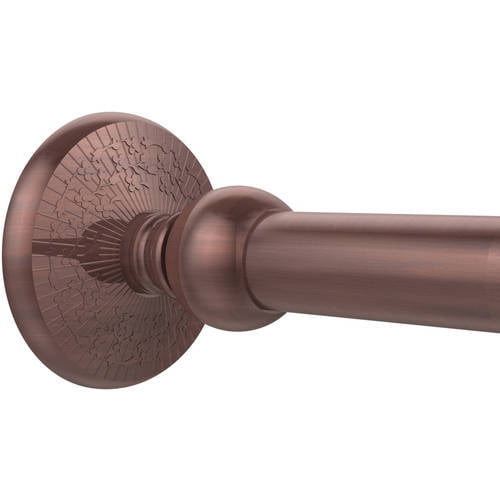 Monte Carlo Collection Shower Curtain Rod Brackets In Antique Copper Com - Copper Shower Curtain Rod